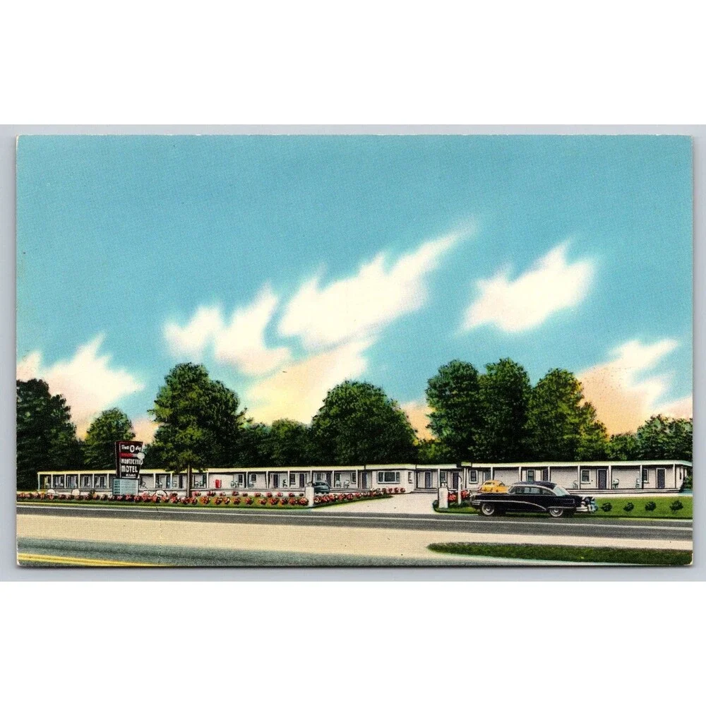 Vintage Postcard Monticello Motel Ulmers SC South Carolina US Highway 301 321